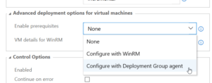 ARM tasks deployment group